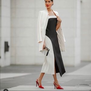 Zara limited edition wool blend midi dress